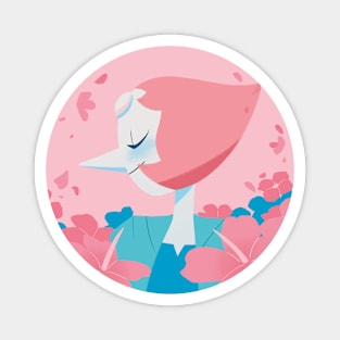 Pastel Pearl portrait Magnet